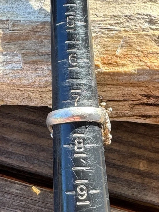 Artisan Sterling SIlver Ring with Citrine - Picture 5 of 6